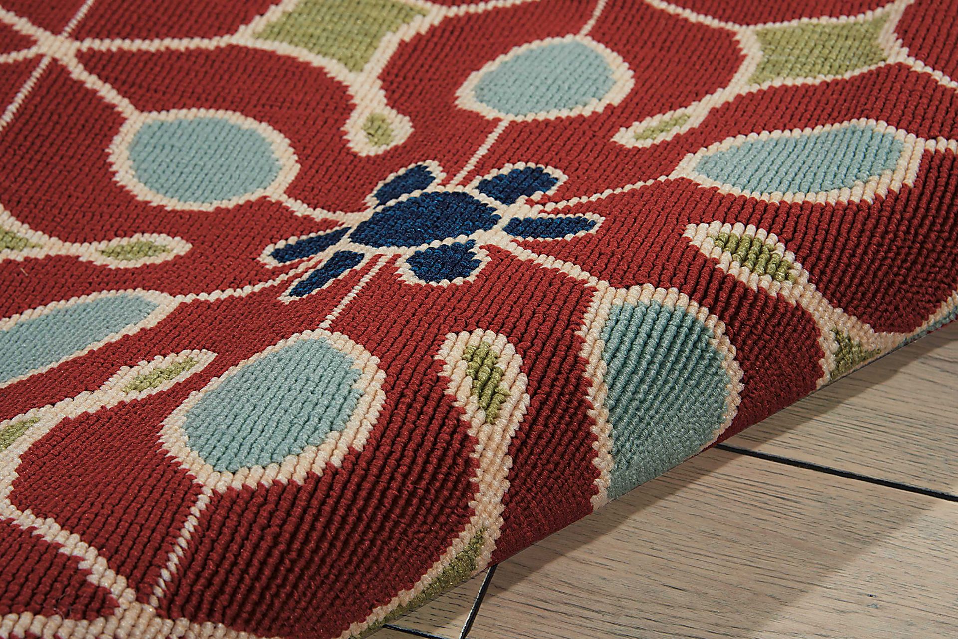 Darion Rust 8' x 11' Indoor/Outdoor Rug - Image 2