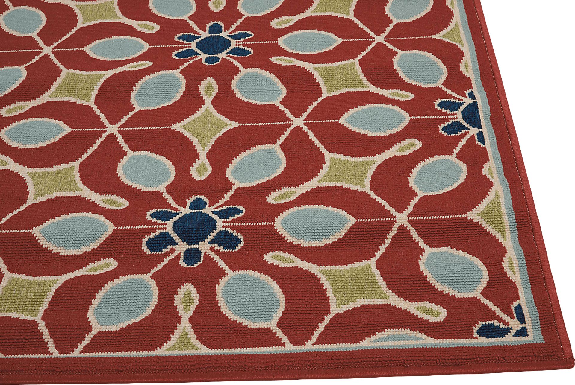 Darion Rust 8' x 11' Indoor/Outdoor Rug - Image 3