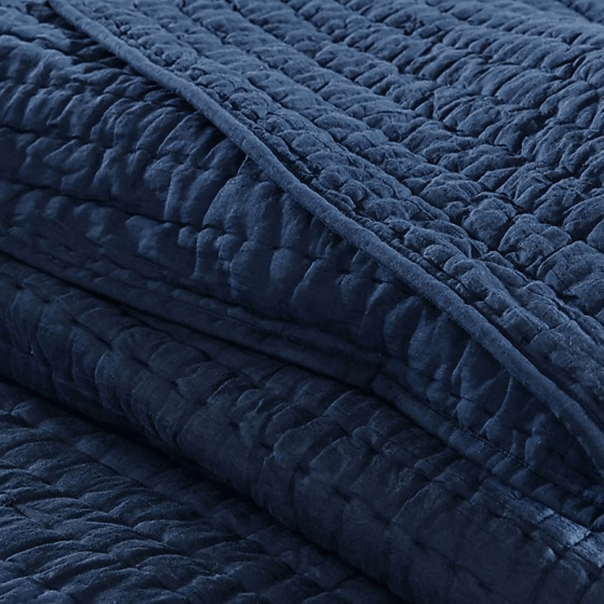 Dariox Blue 3 pc Full/Queen Quilt Set - Image 6