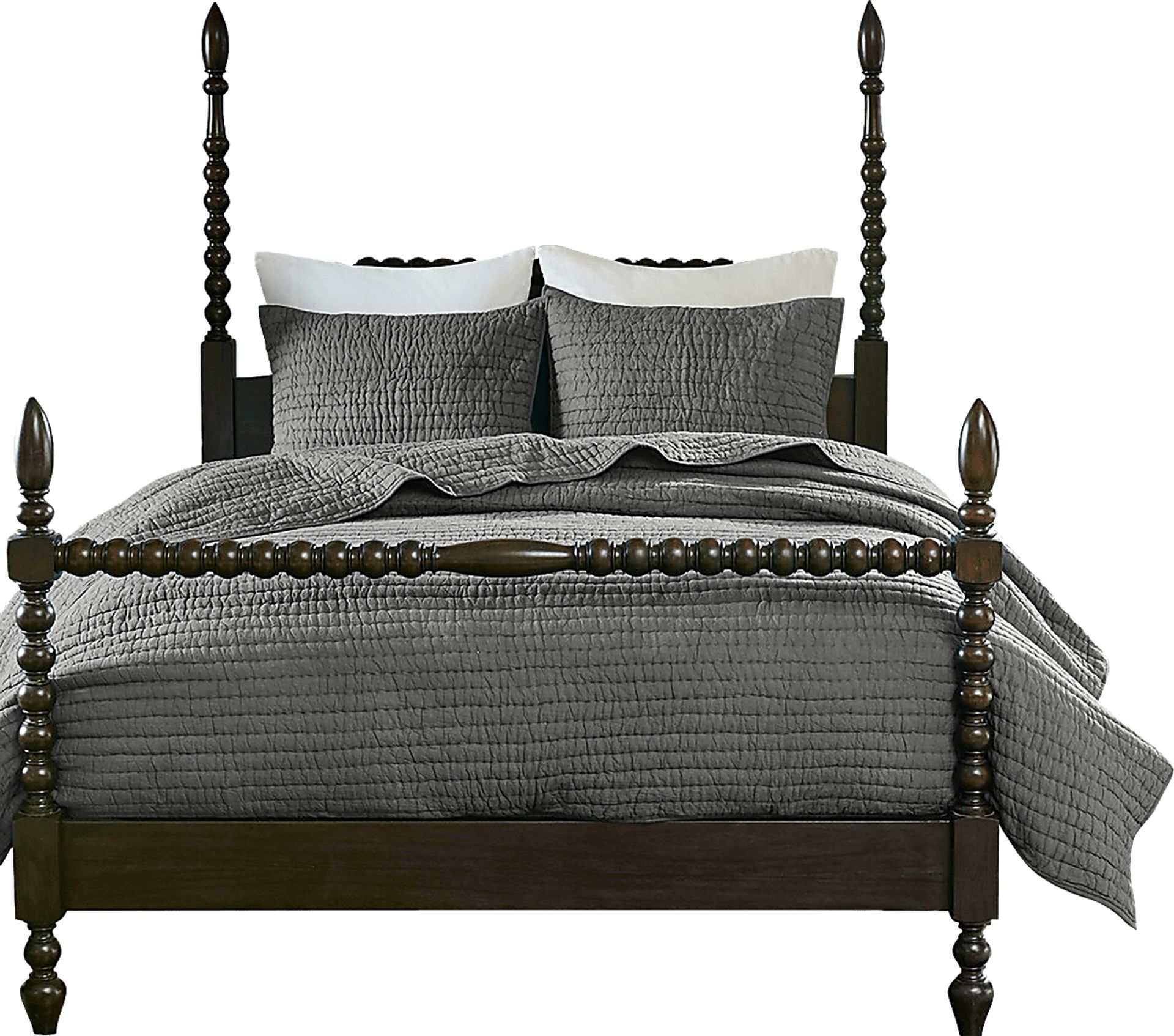 Dariox Gray 3 pc King Quilt Set - Image 1