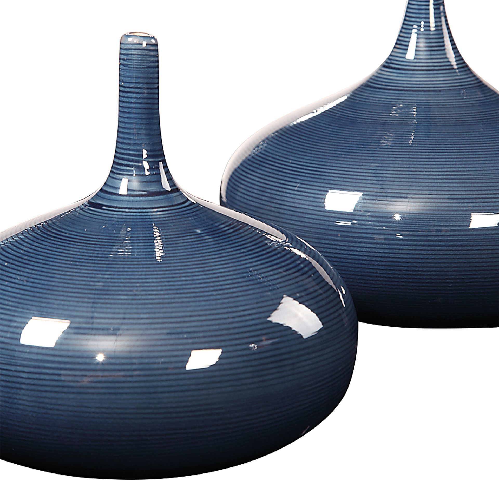 Dariya Blue Vase, Set of 2 - Image 2