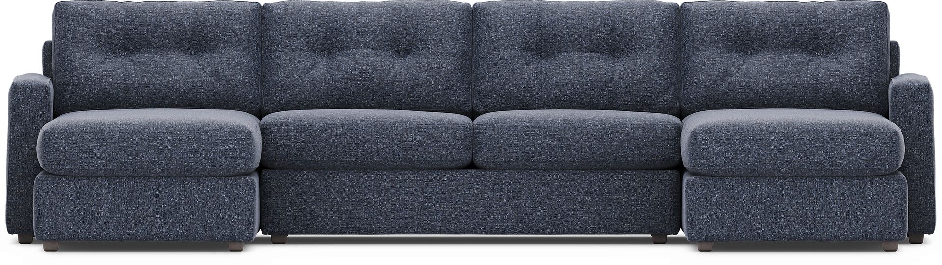 Dark Blue 3 Pc ModularOne Gel Foam Sleeper - Image 3