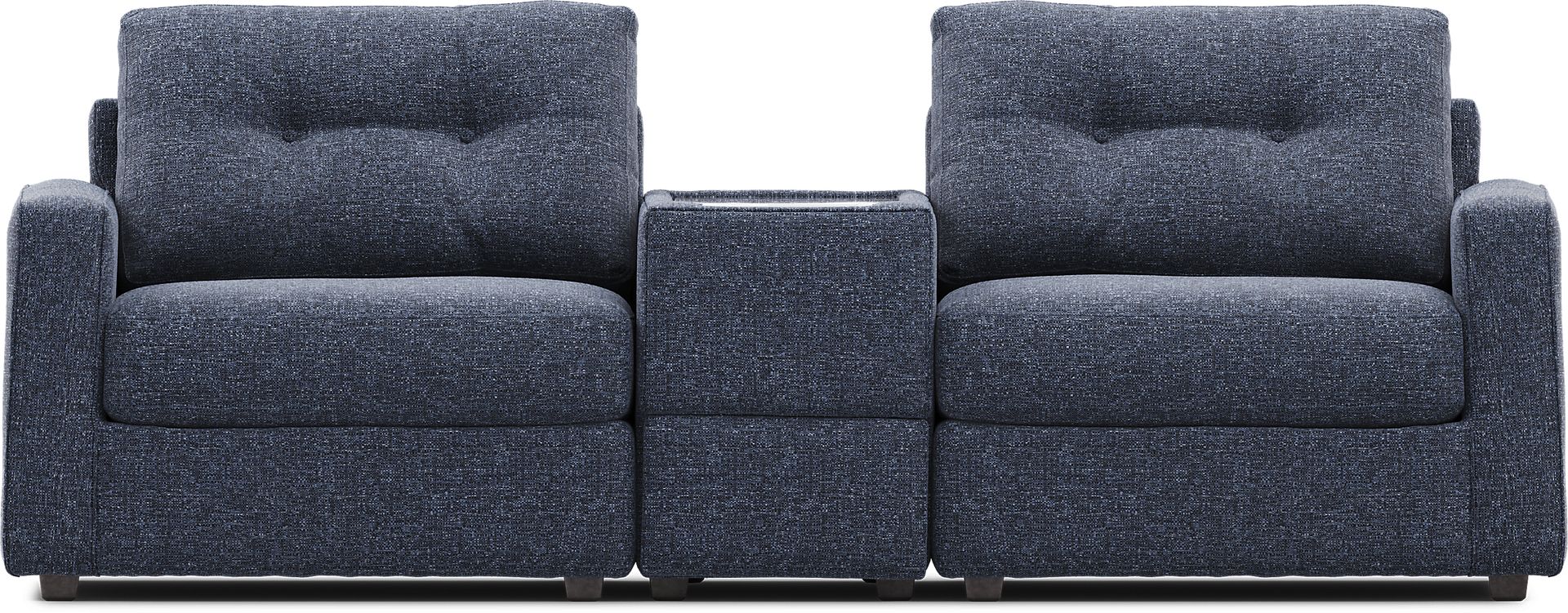 Dark Blue 3 Pc ModularOne with Media Console - Image 3