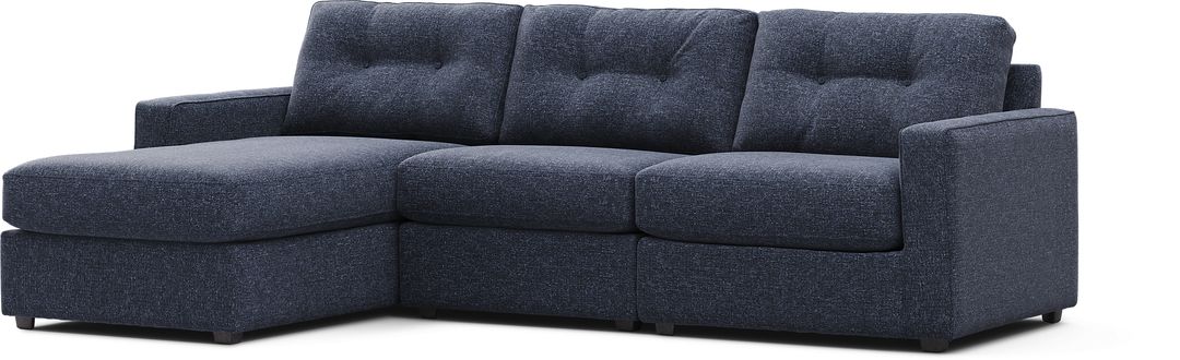 Dark Blue 3 Pc Power Reclining ModularOne