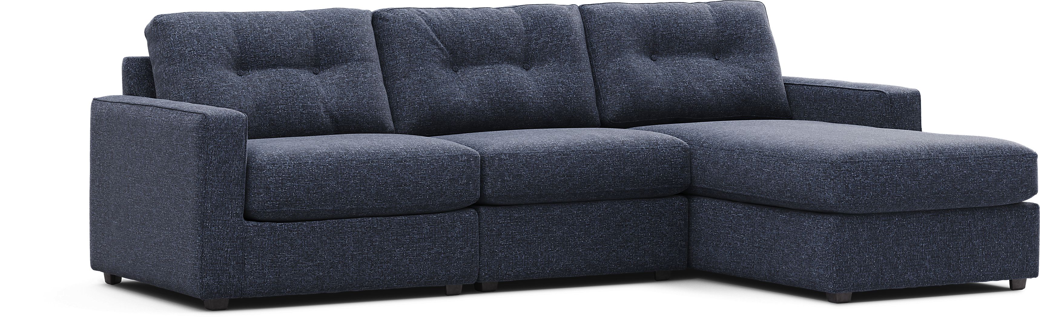 Dark Blue 5 Pc Power Reclining ModularOne