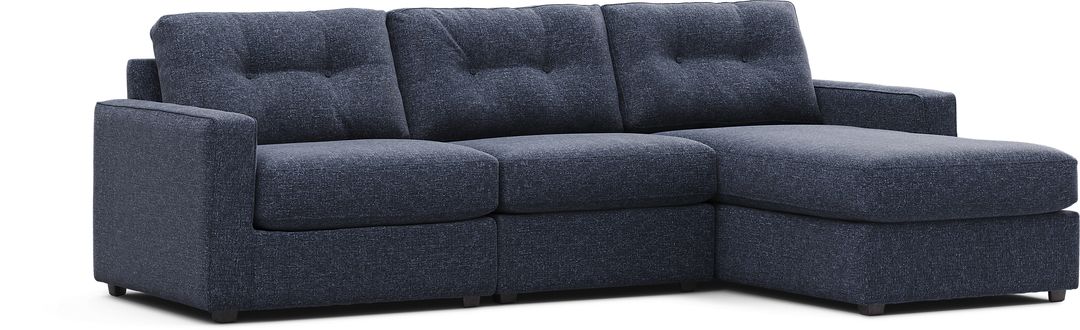Dark Blue 3 Pc Power Reclining ModularOne
