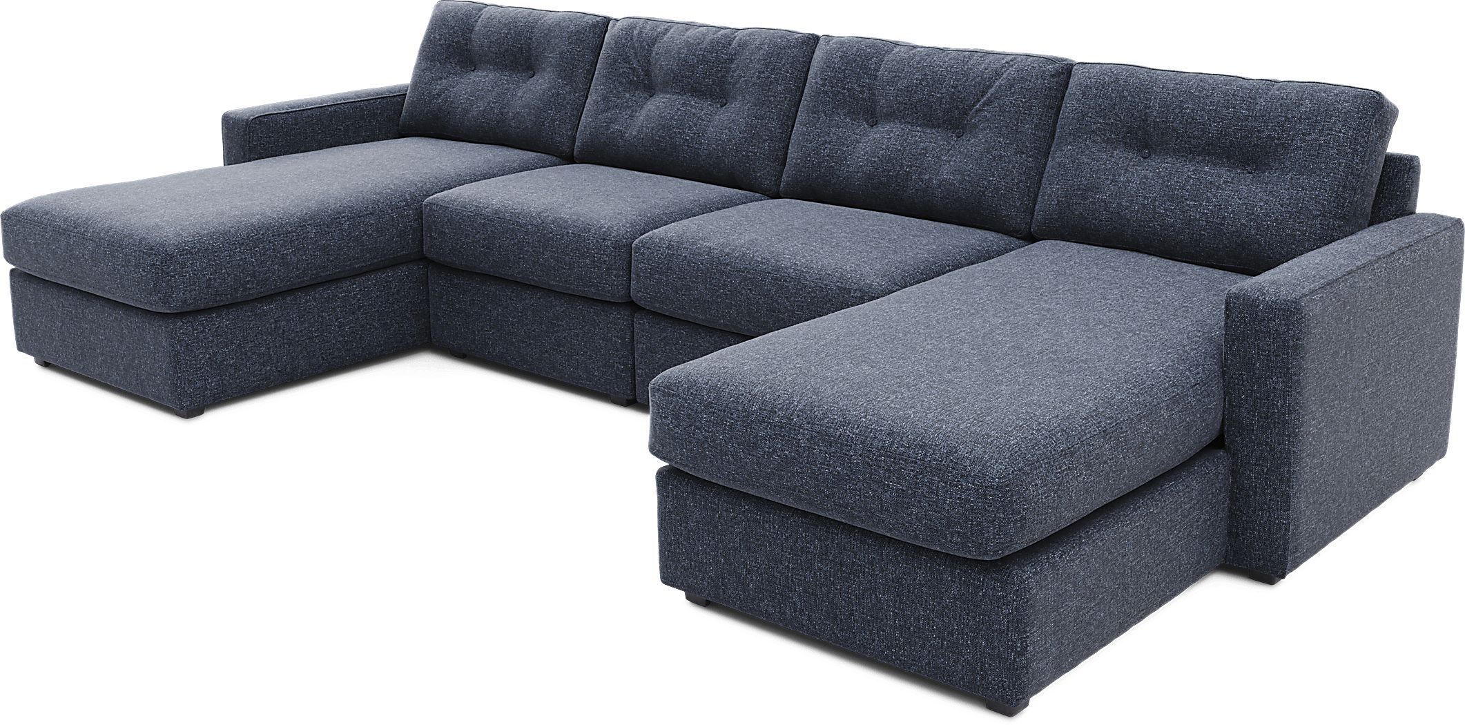 Dark Blue 5 Pc Power Reclining ModularOne - Thumbnail 3