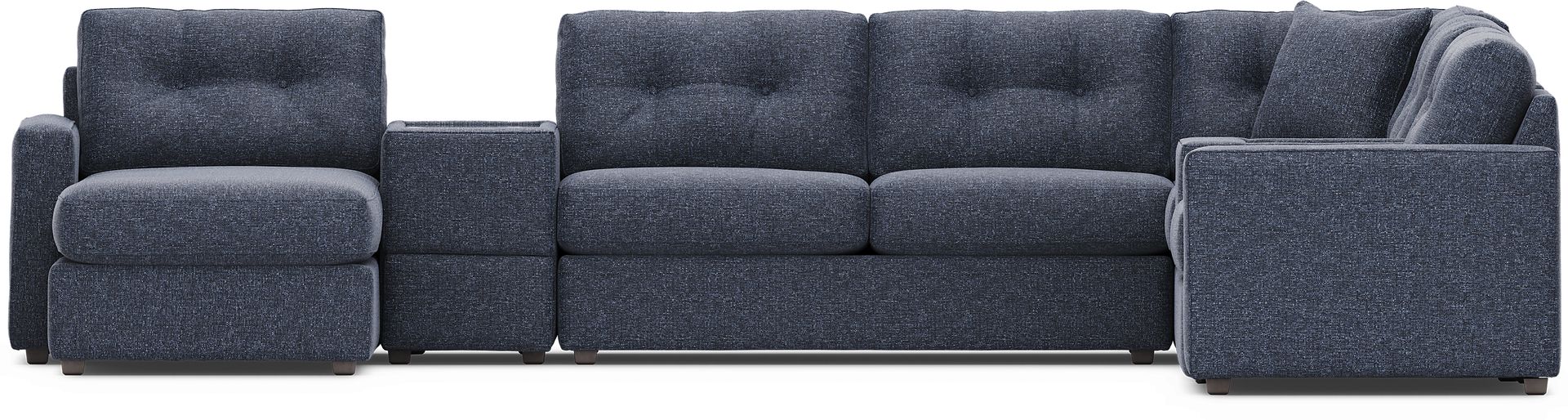 Dark Blue 7 Pc ModularOne Sleeper - Image 3