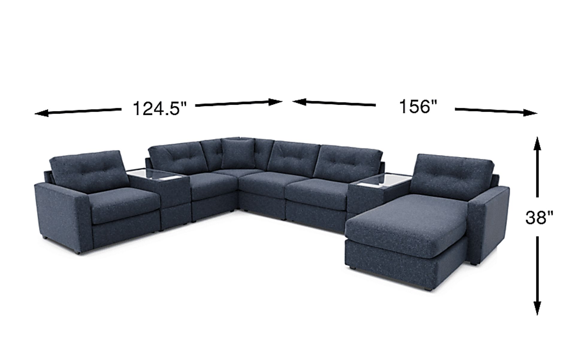 Dimension Image. Please refer to the Dimension Tab on this page for dimension details.