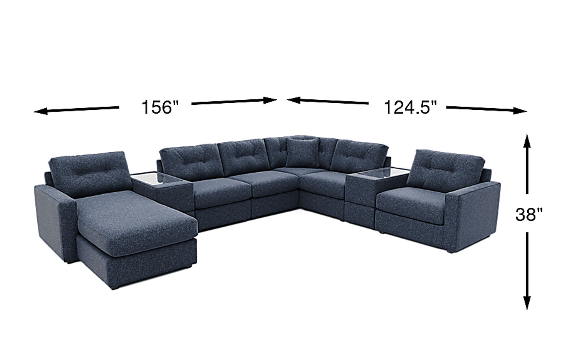 Dimension Image. Please refer to the Dimension Tab on this page for dimension details.