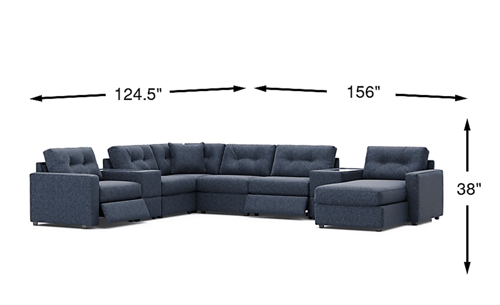 Dimension Image. Please refer to the Dimension Tab on this page for dimension details.