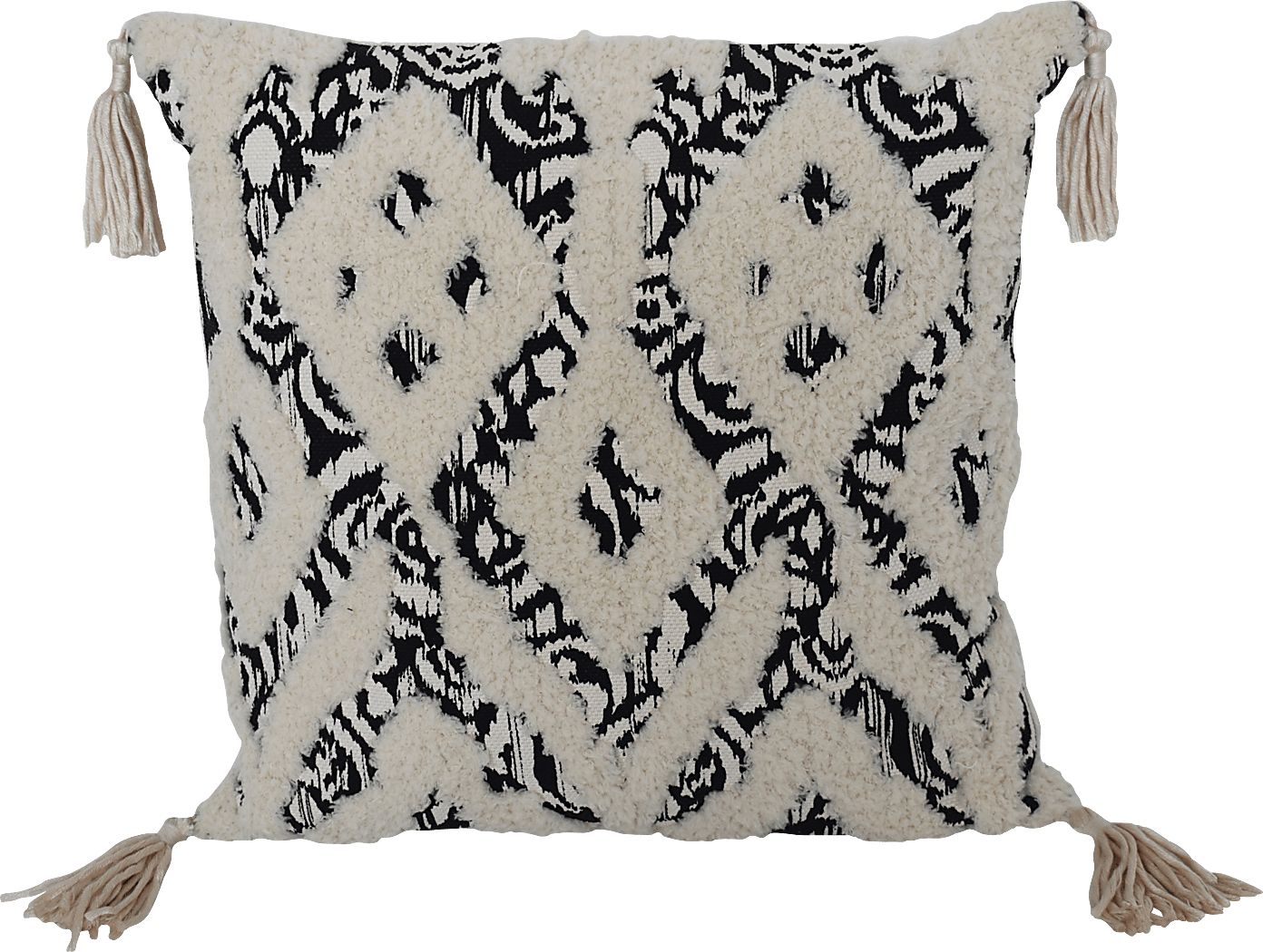 Darkwater Black Throw Pillow