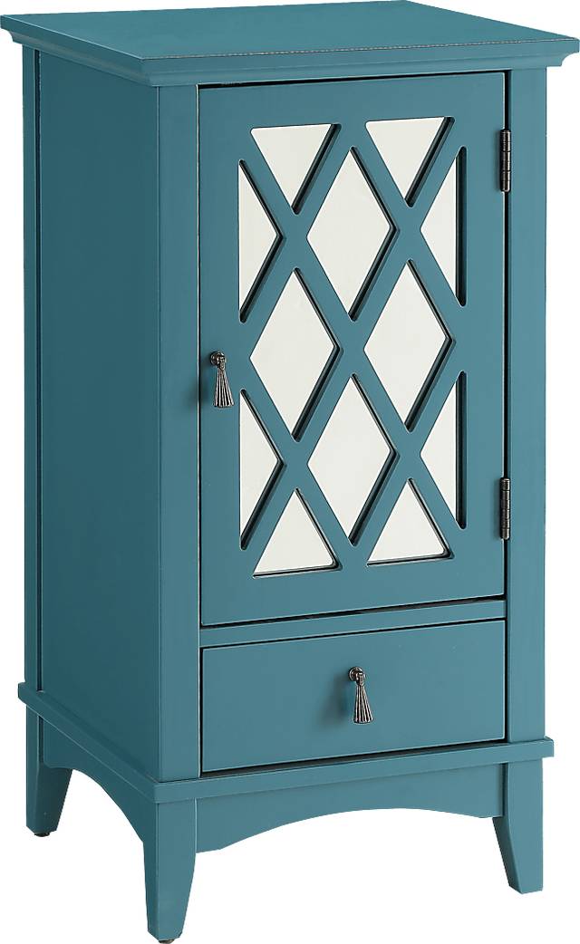 Darla Blue Accent Cabinet - Thumbnail - Image 1