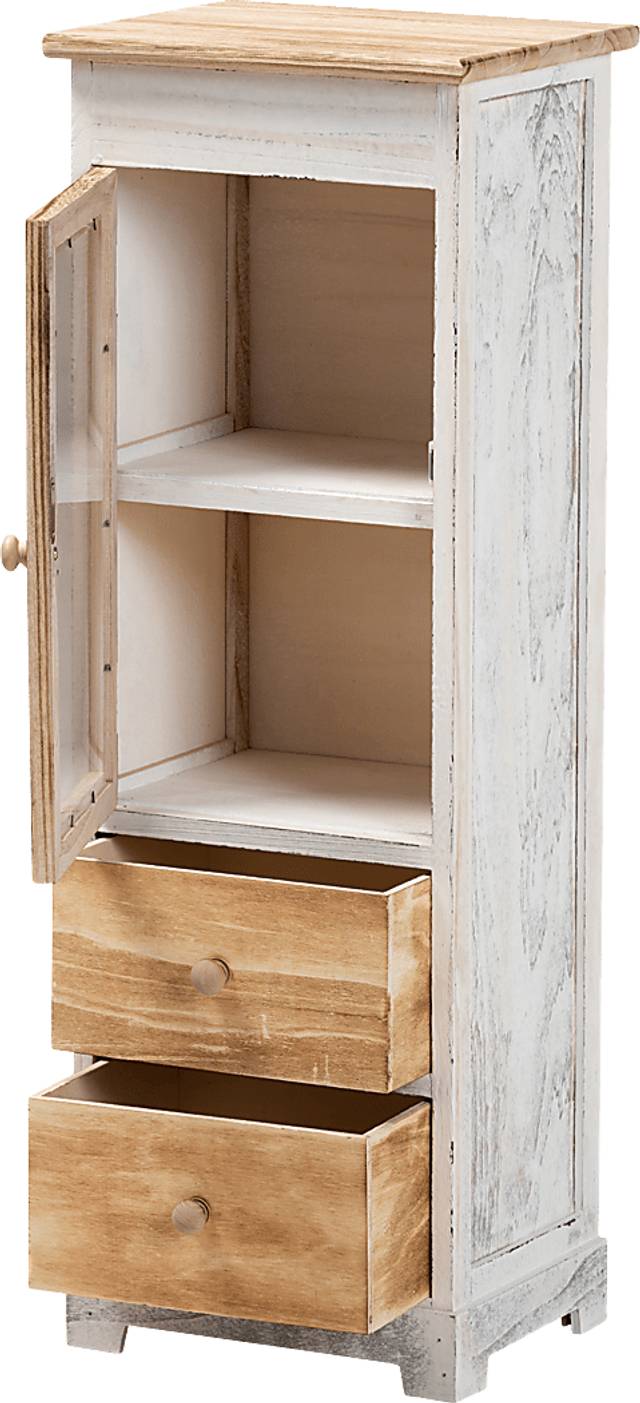 Darlane White Small Accent Cabinet - Thumbnail - Image 2