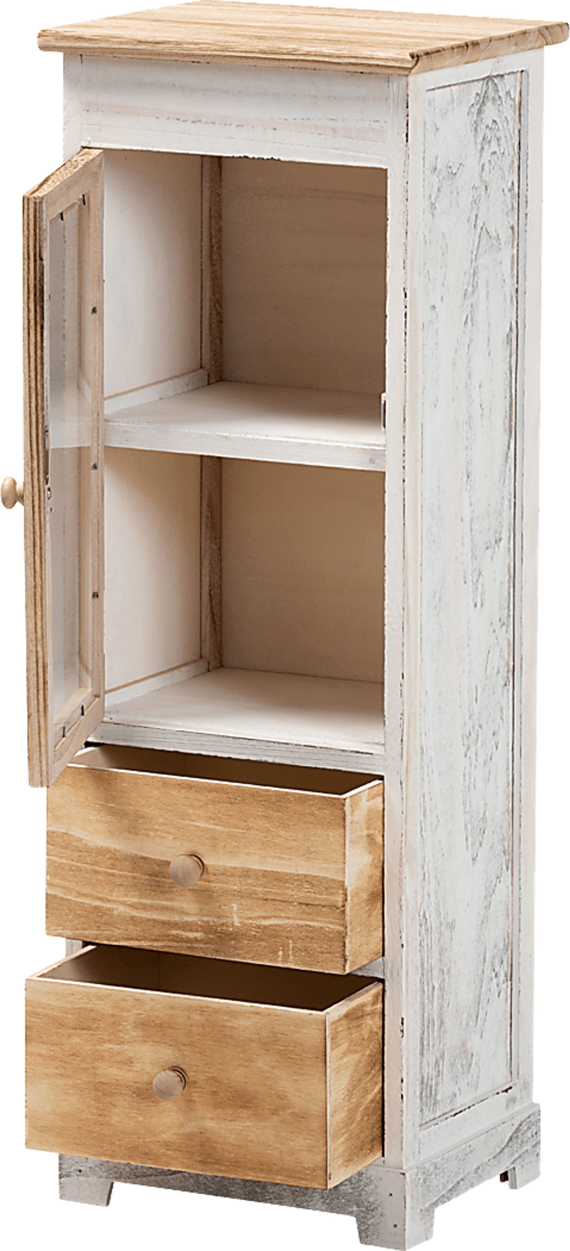Darlane White Small Accent Cabinet - Image 2
