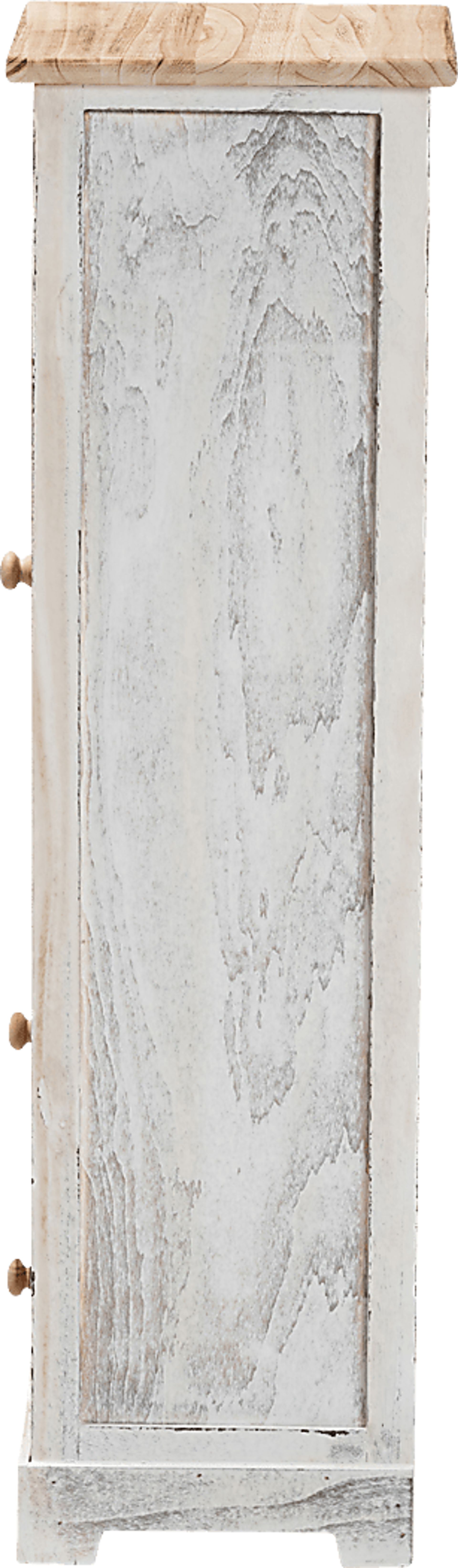 Darlane White Small Accent Cabinet - Image 4