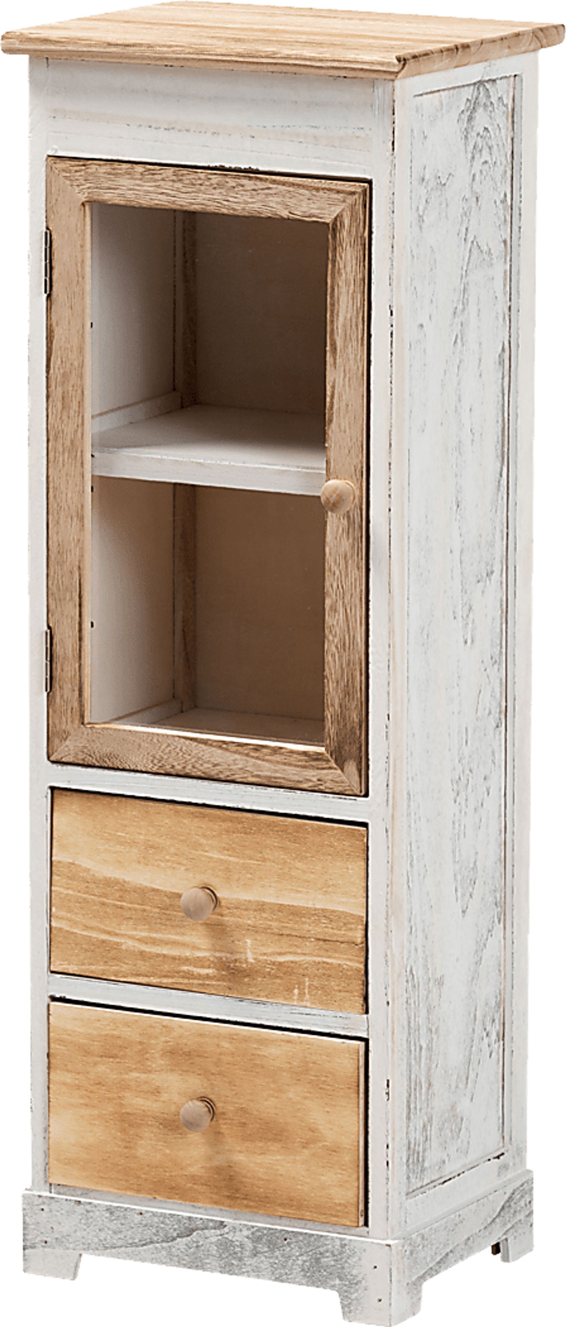 Darlane White Small Accent Cabinet - Image 1