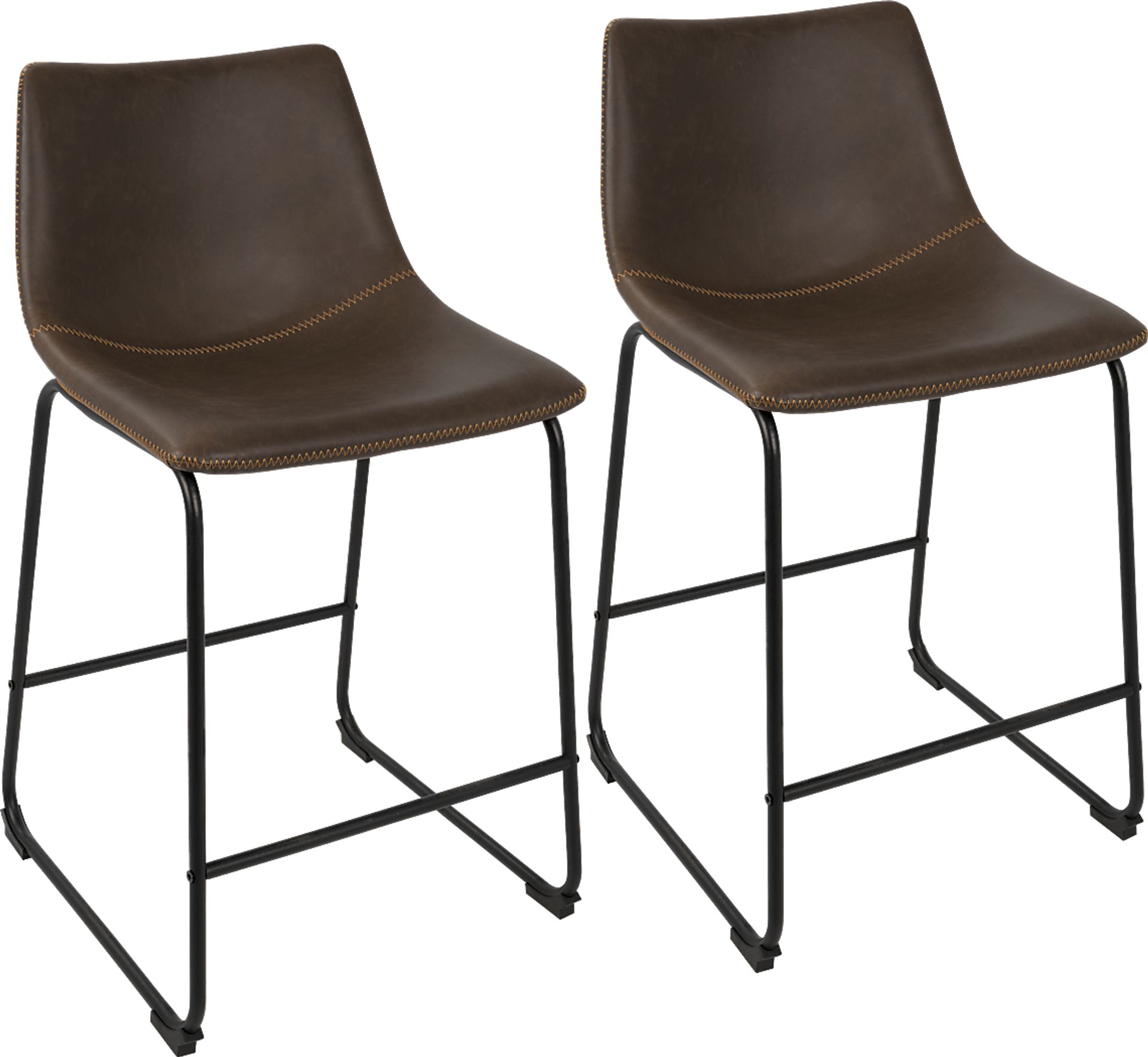 Darnell Espresso Counter Height Stool (Set of 2) - Image 1