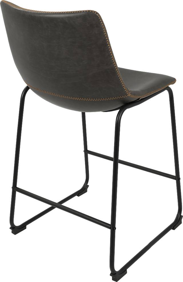 Darnell Gray Counter Height Stool (Set of 2) - Thumbnail - Image 2
