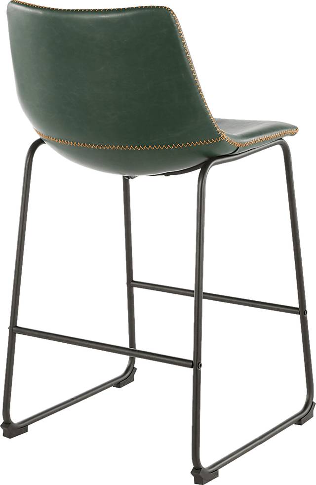 Darnell Green Counter Height Stool, Set of 2 - Thumbnail - Image 2
