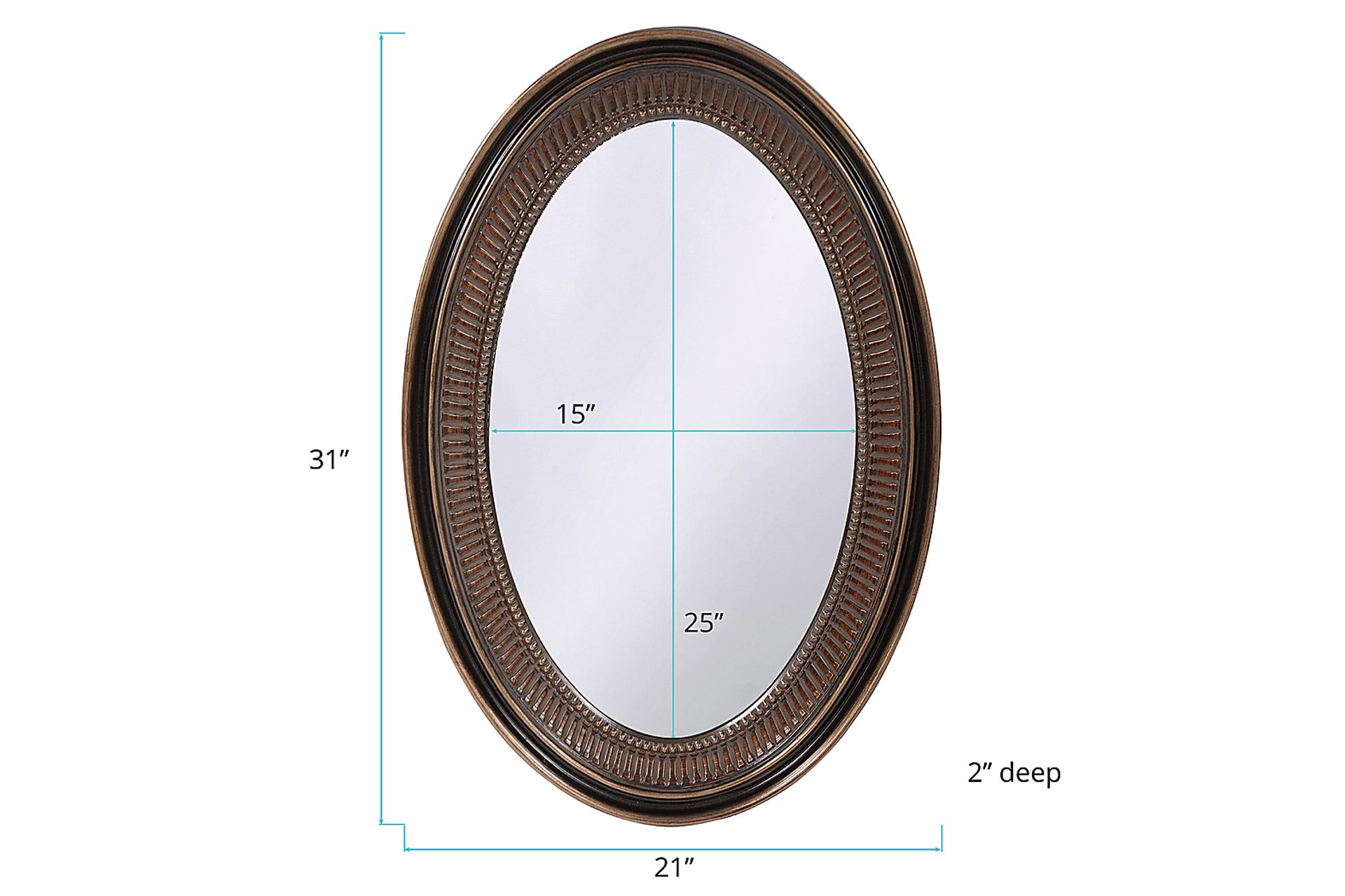 Daroll Bronze Mirror - Image 2
