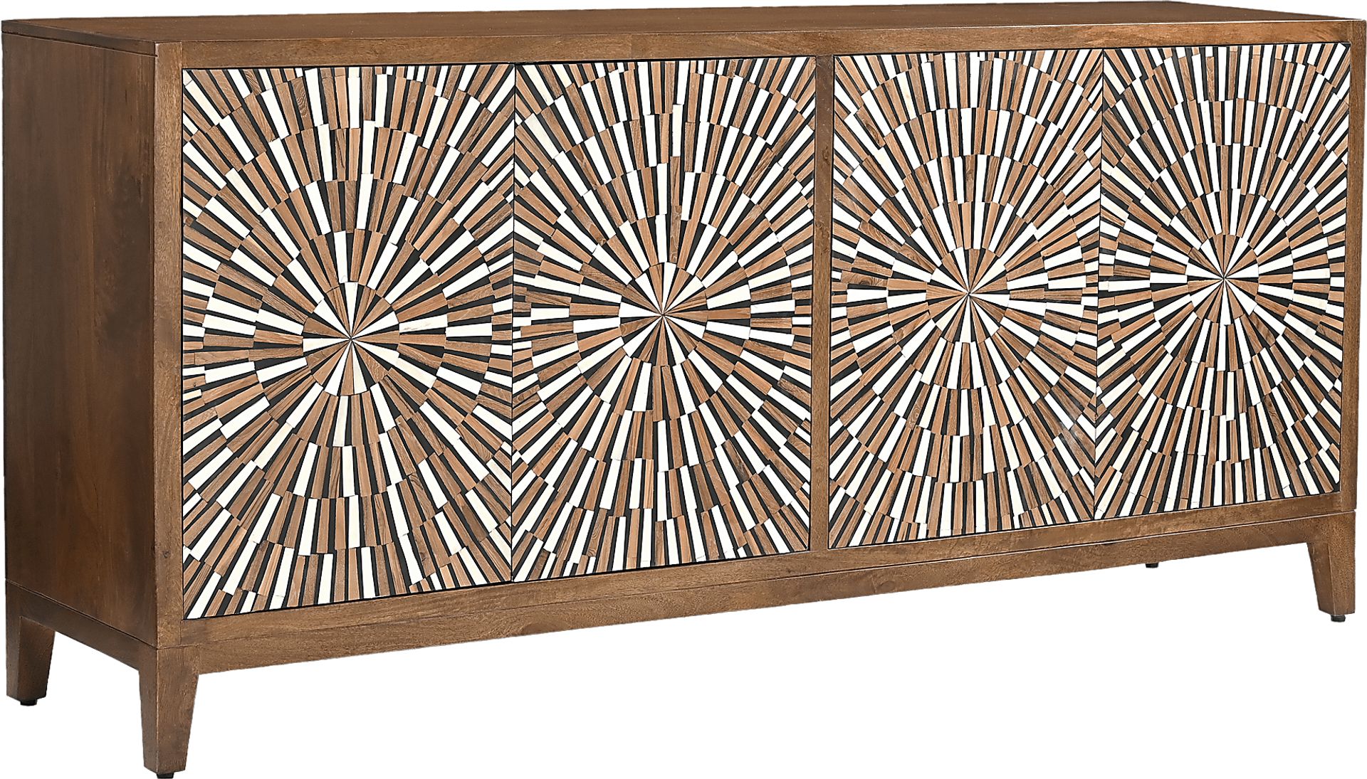 Darque Natural Credenza - Image 1
