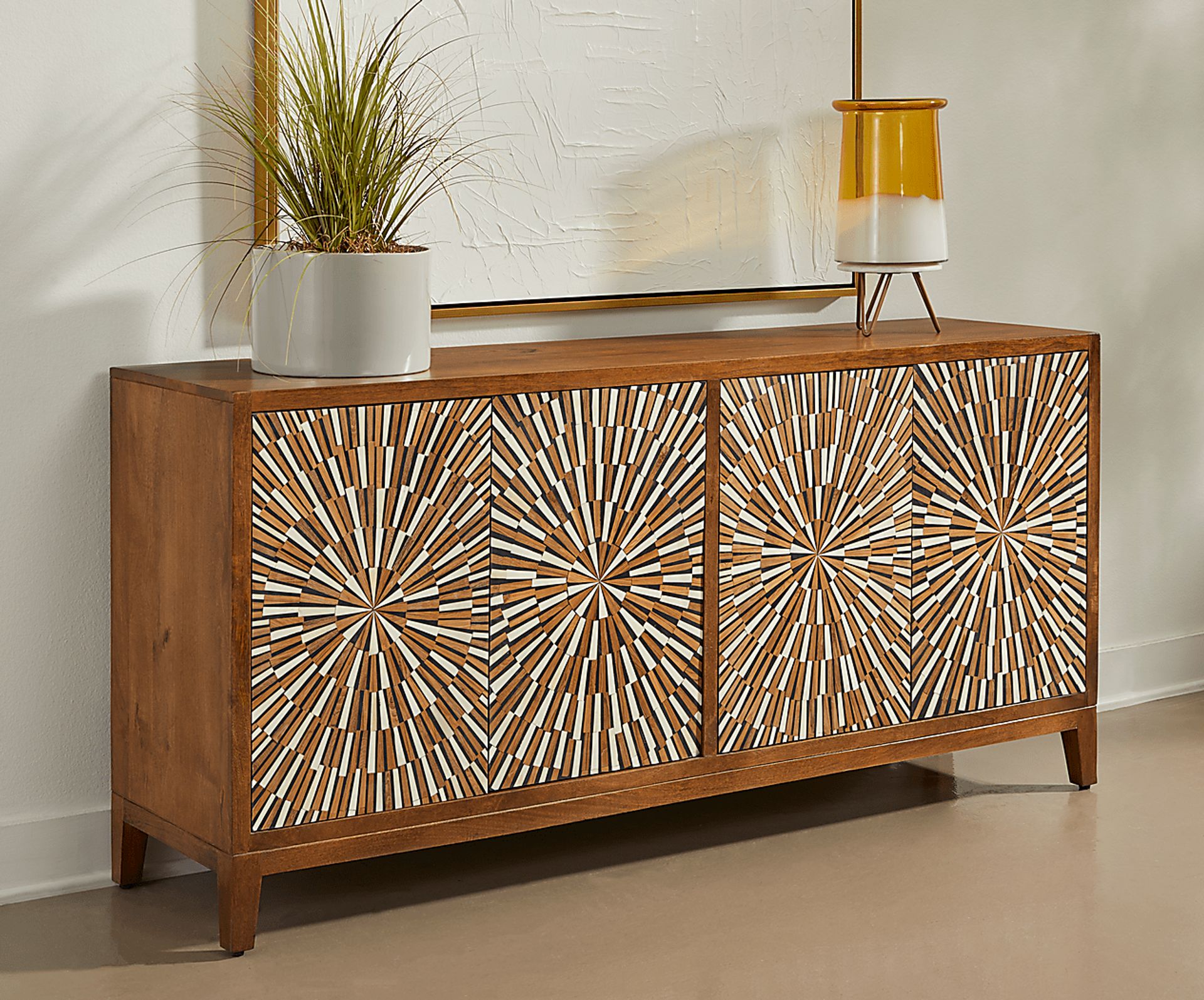 Darque Natural Credenza - Image 2