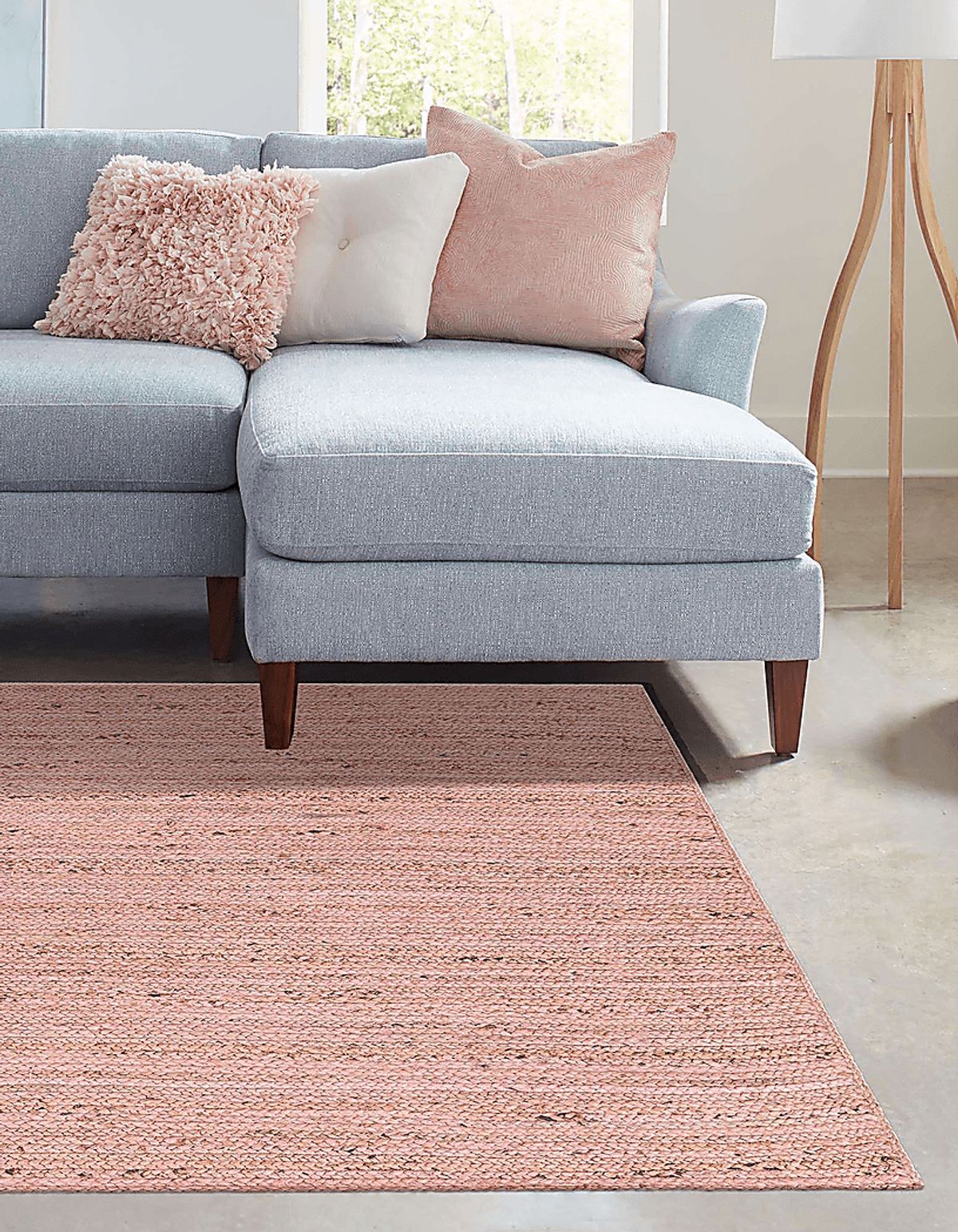 Darrel Light Pink Rugs | Rooms to Go