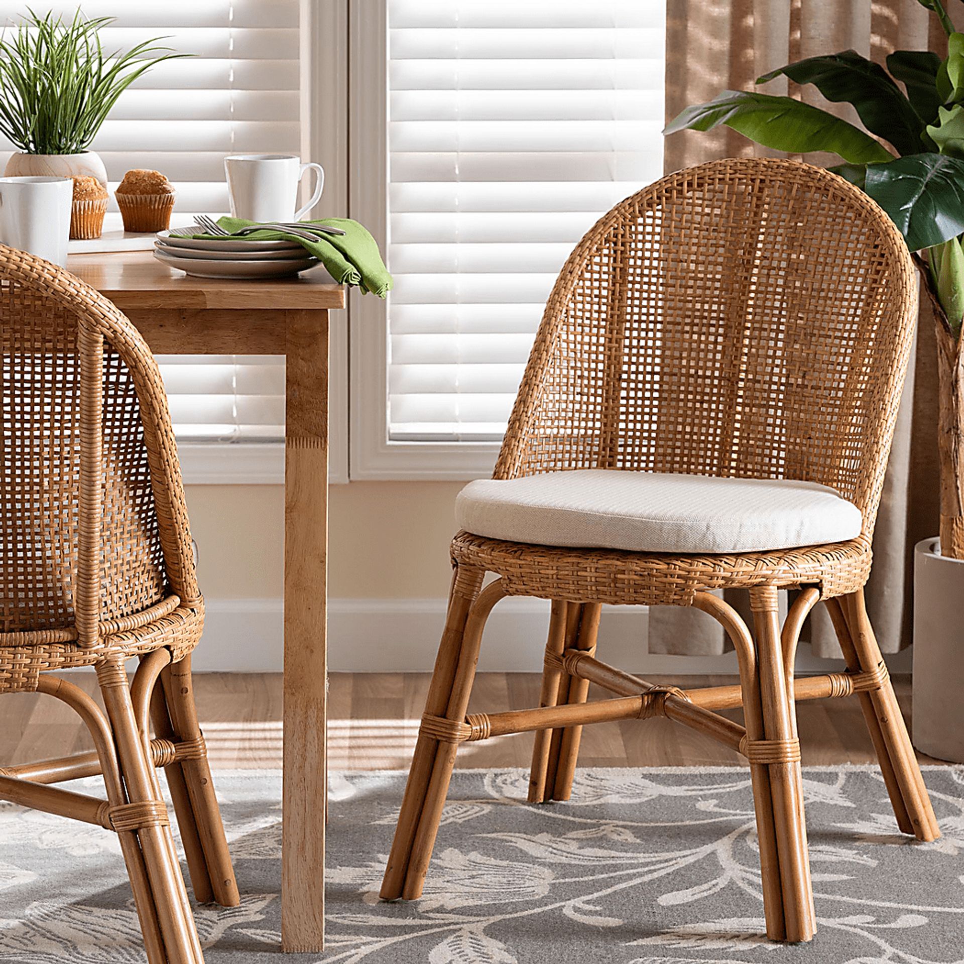 Darreny Brown Dining Chair - Image 2