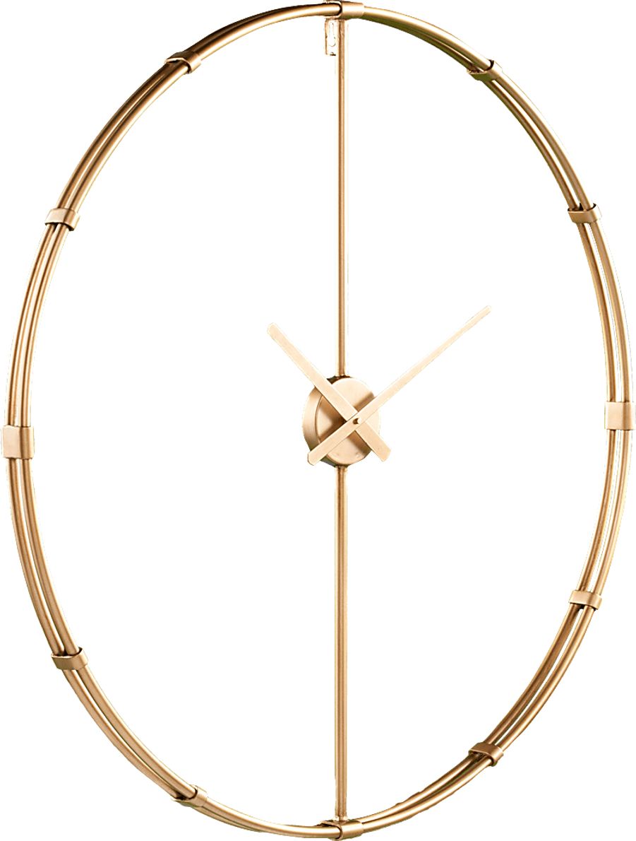 Dartcrest Gold Wall Clock