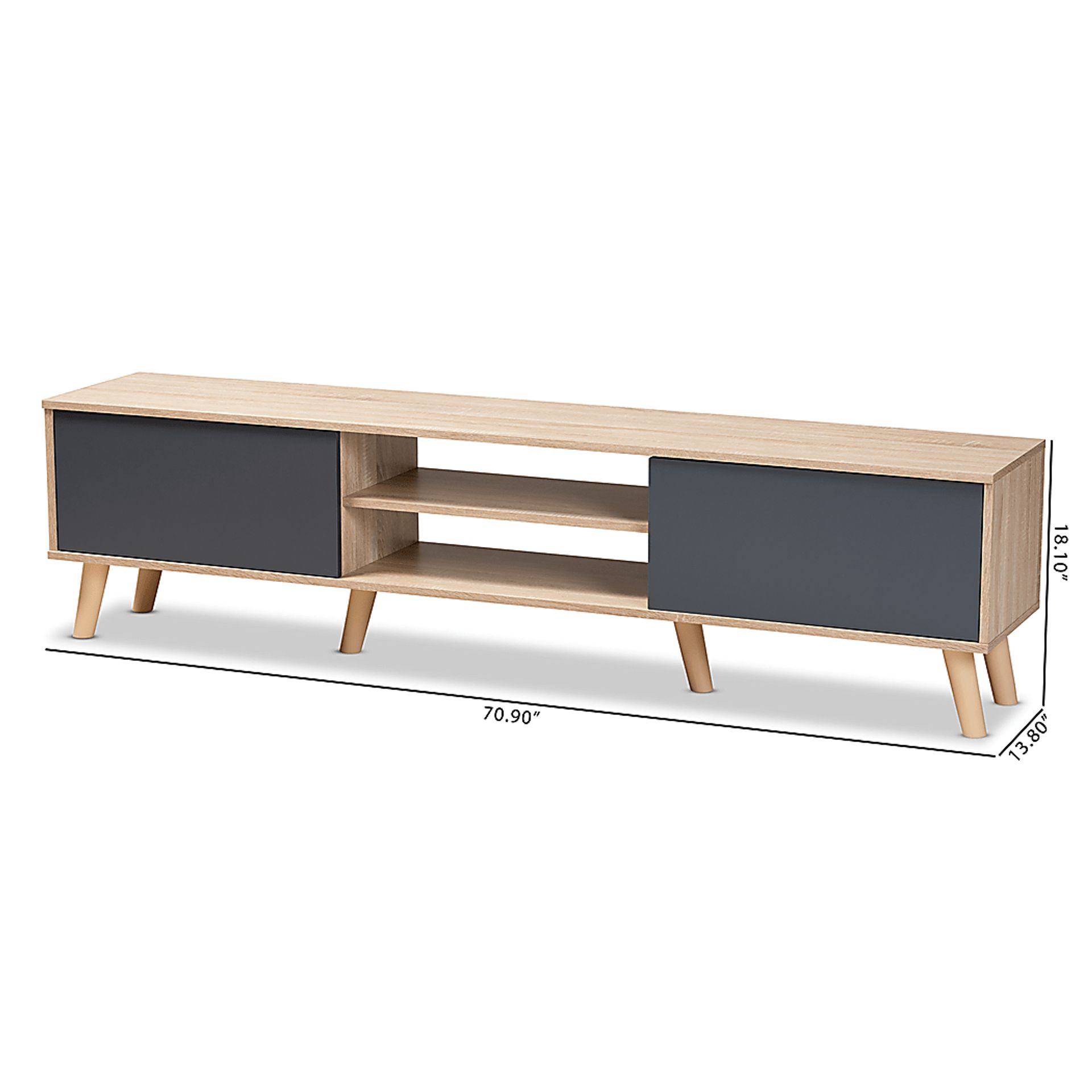 Dartmoor Oak 71 in. Console - Image 9
