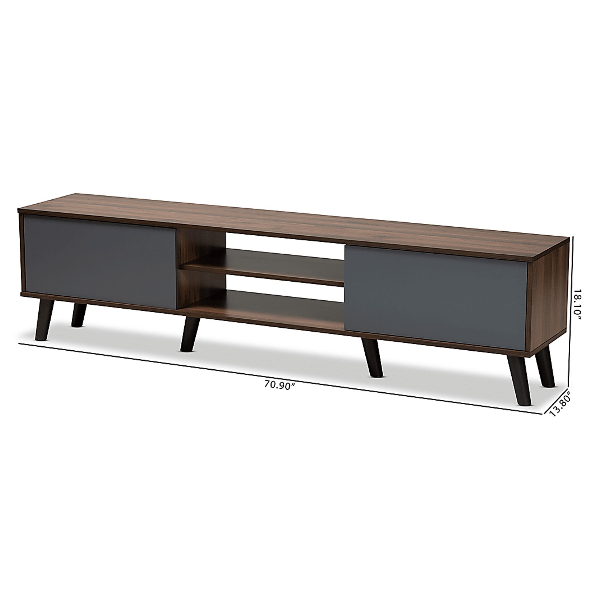 Dartmoor Walnut 71 in. Console - Image 9