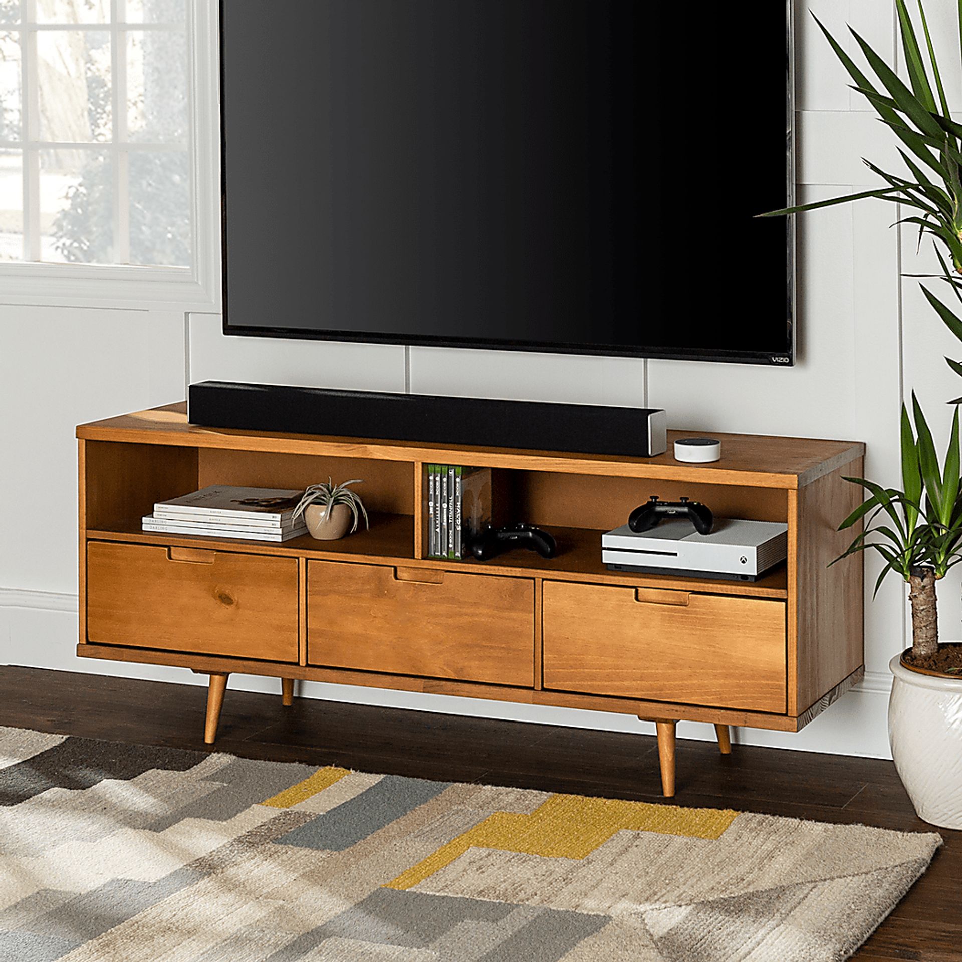 Dartwood Caramel 58 in. Console - Image 5