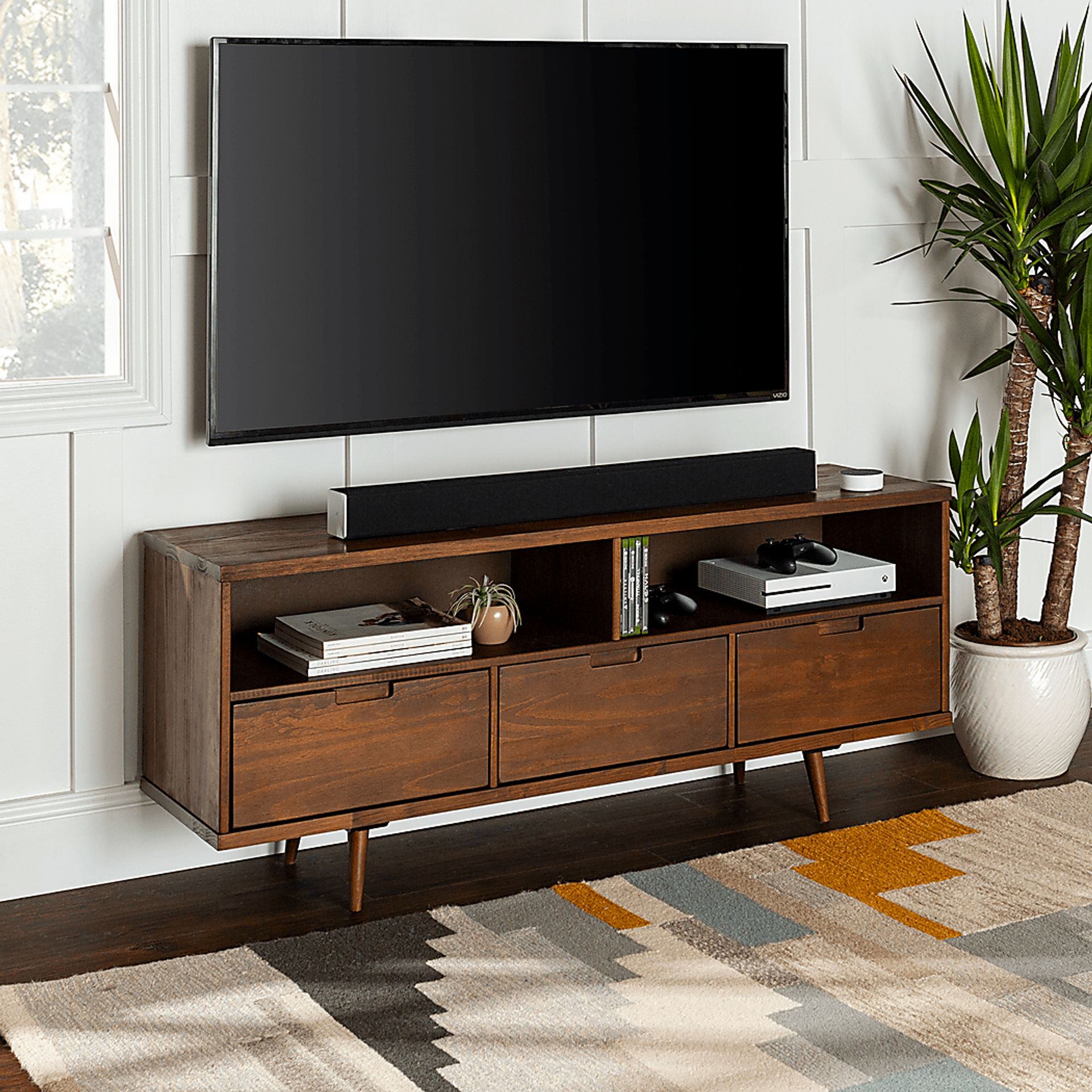Dartwood Walnut 58 in. Console - Image 5