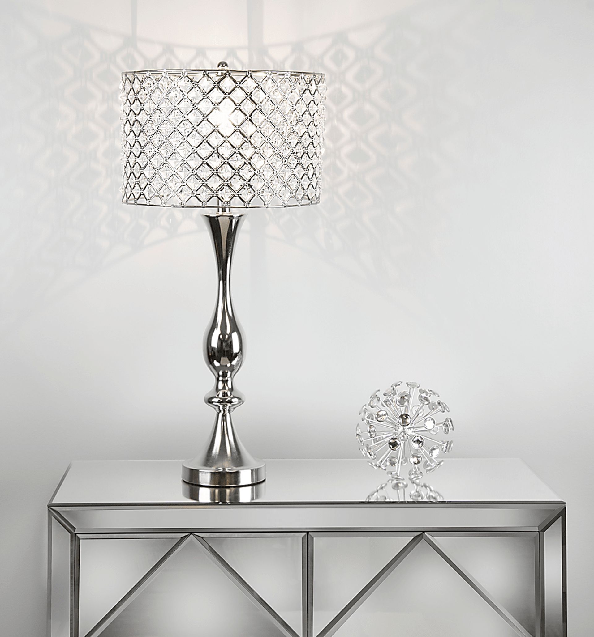 Darwin Circle Silver Lamp - Image 5