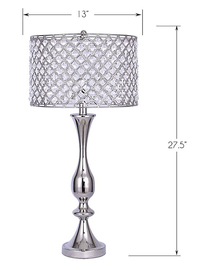 Darwin Circle Silver Lamp - Thumbnail - Image 6