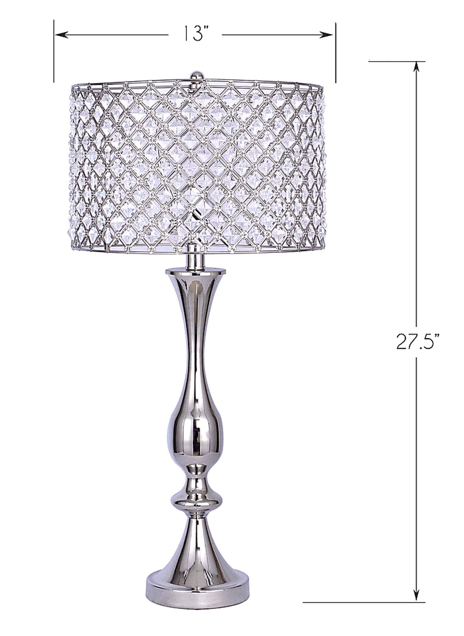 Darwin Circle Silver Lamp - Image 6