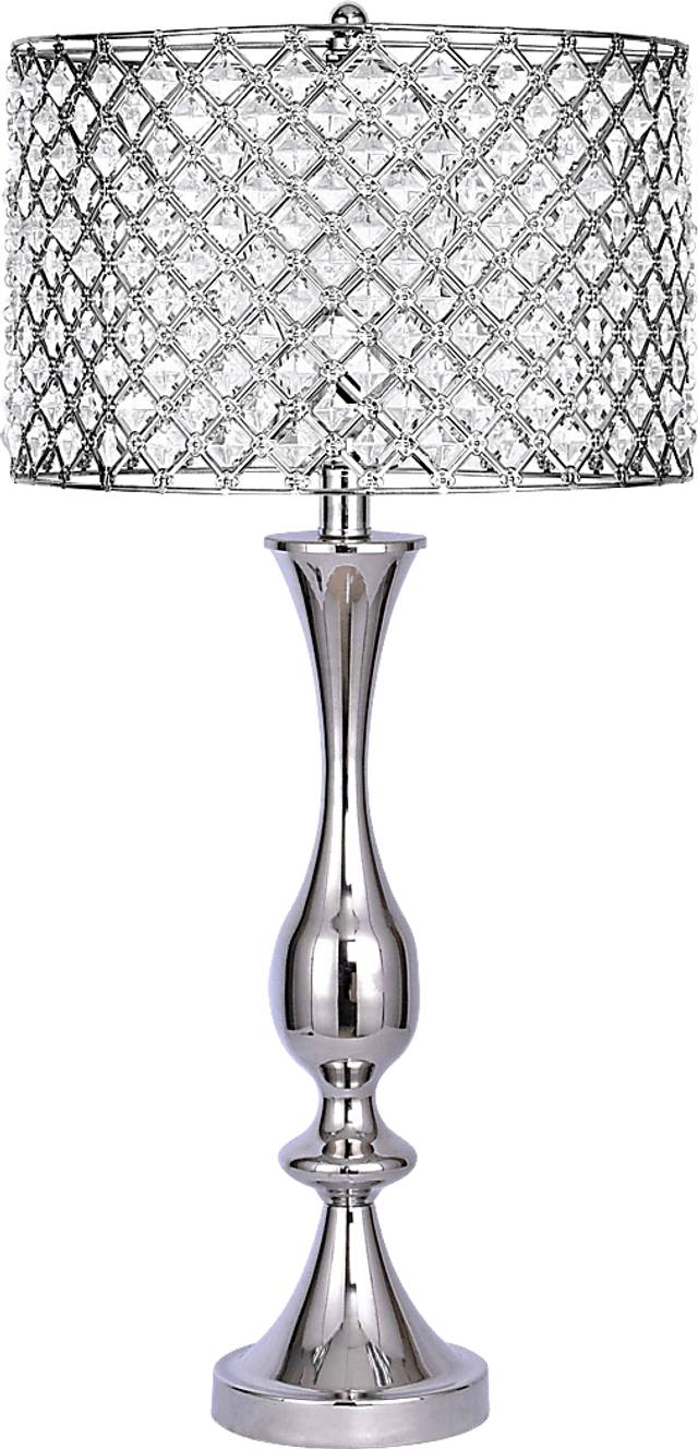 Darwin Circle Silver Lamp - Thumbnail - Image 1