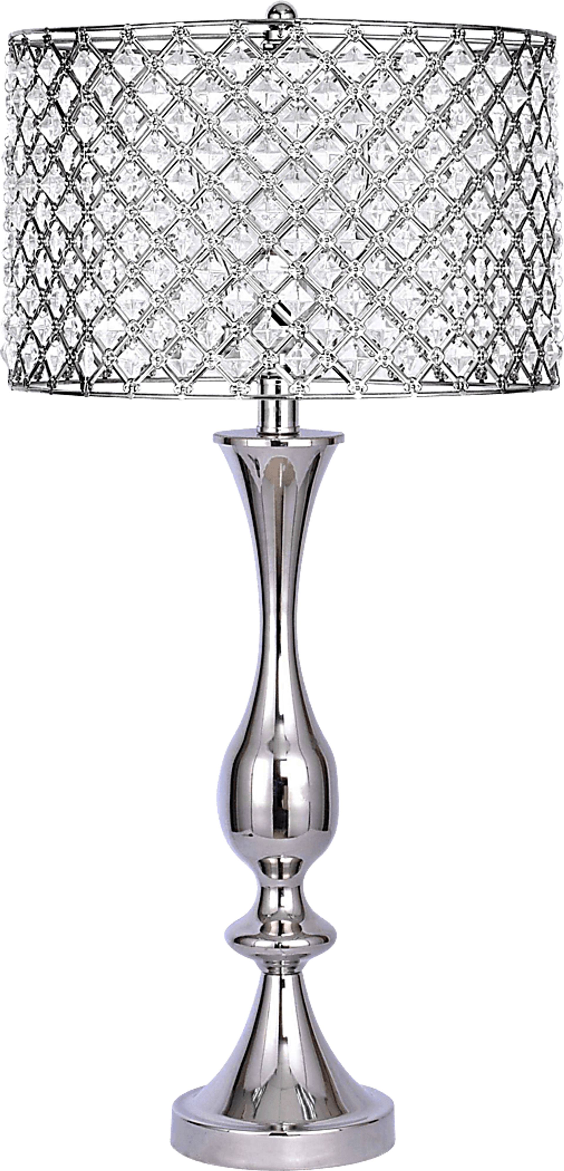 Darwin Circle Silver Lamp - Image 1