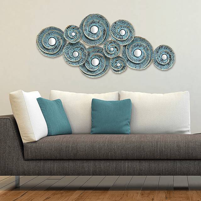 Darya Waves Blue Wall Decor - Thumbnail - Image 2