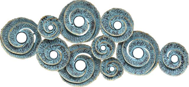 Darya Waves Blue Wall Decor - Thumbnail - Image 1