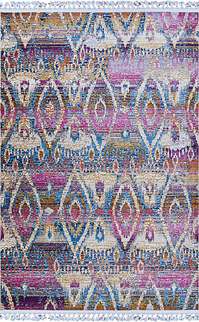 Darzell Multi 7'10 x 10'7 Rug - Thumbnail - Image 1