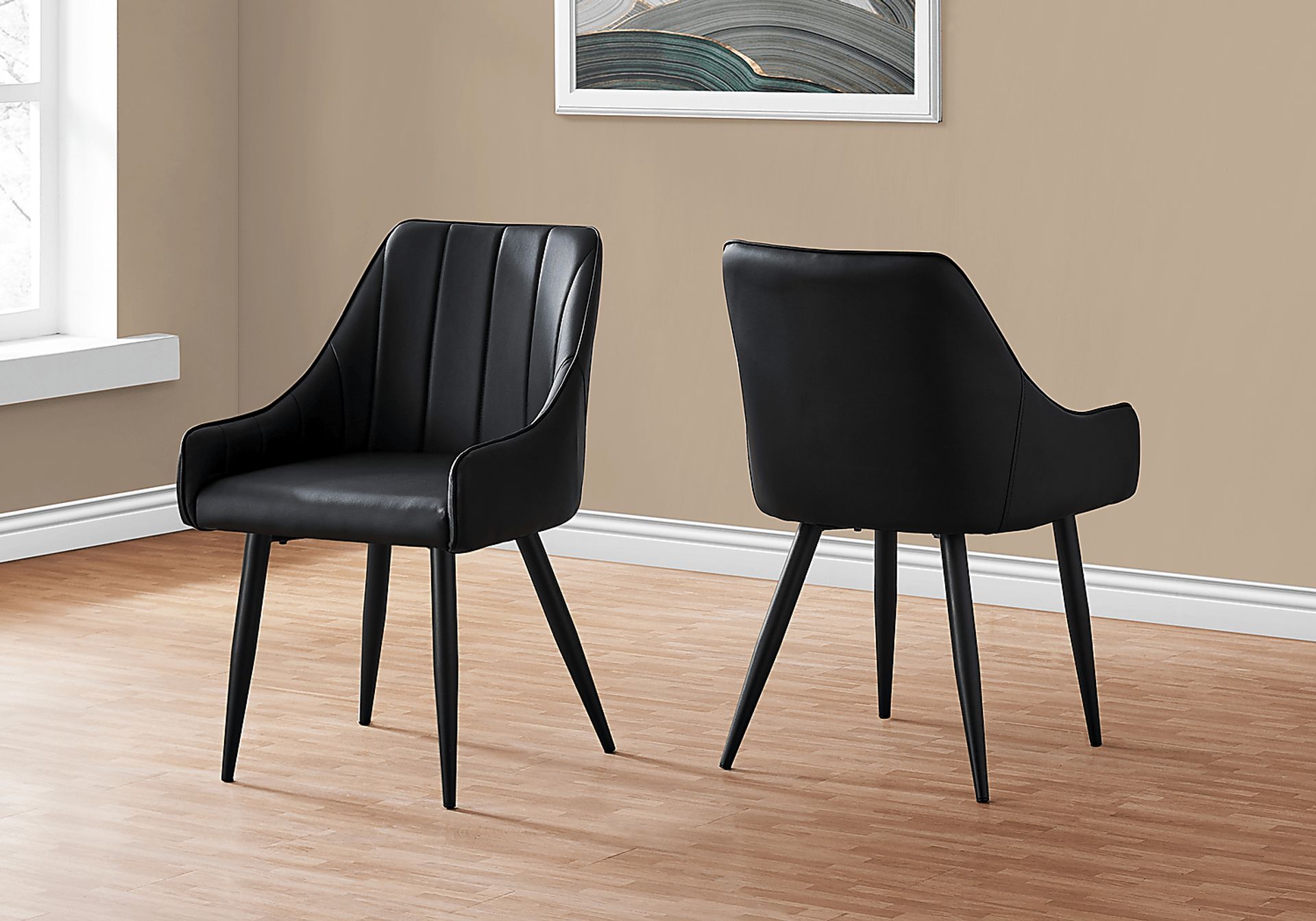 Dashby Black Arm Chair - Image 2