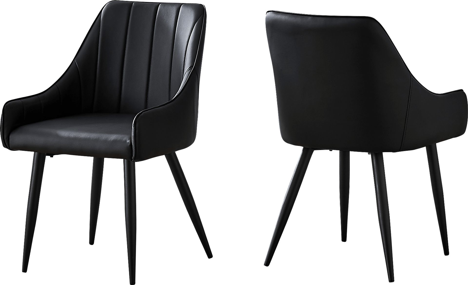 Dashby Black Arm Chair - Image 1