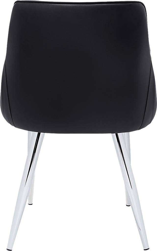 Dashby Black Chrome Arm Chair - Thumbnail - Image 9