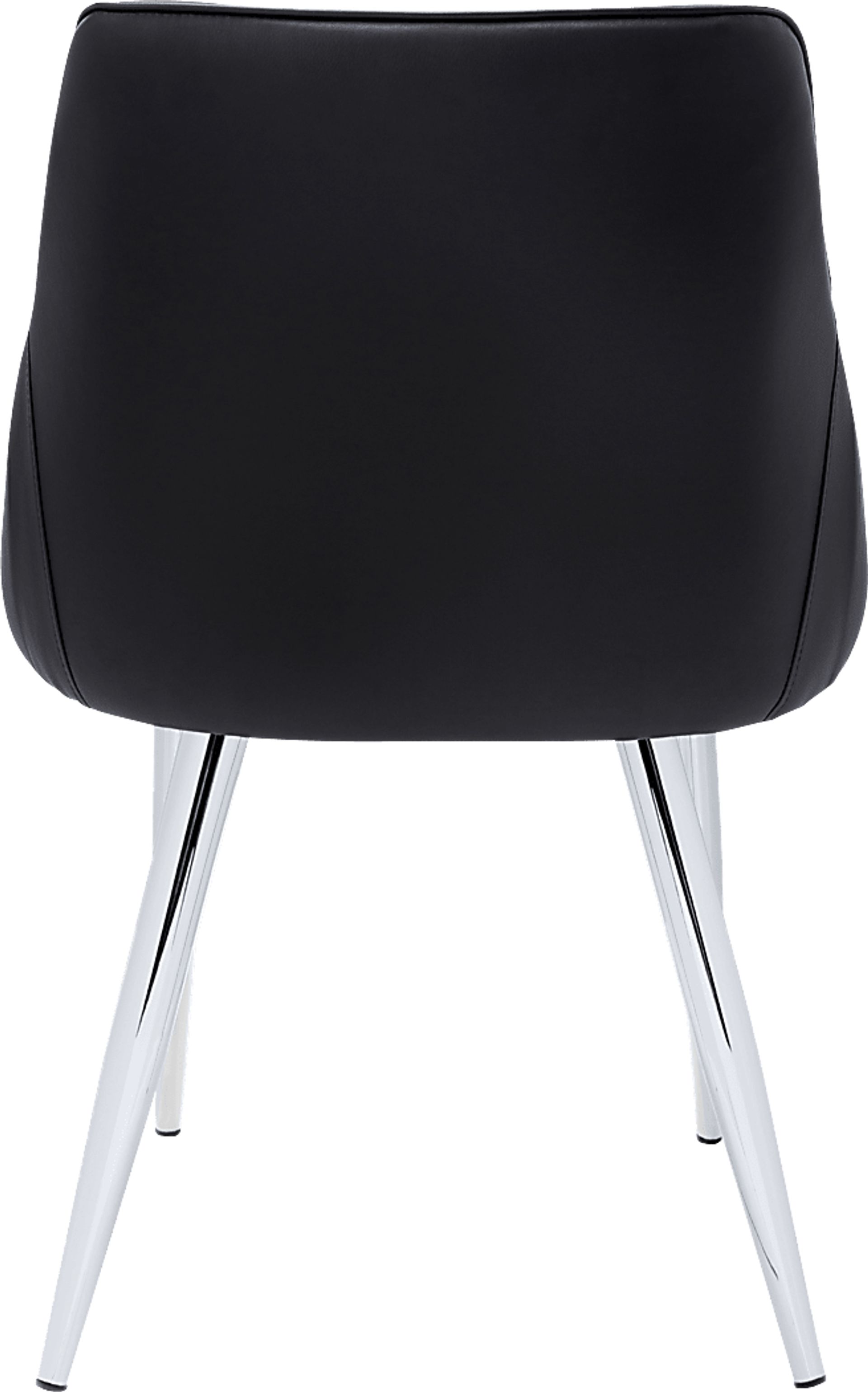 Dashby Black Chrome Arm Chair - Image 9