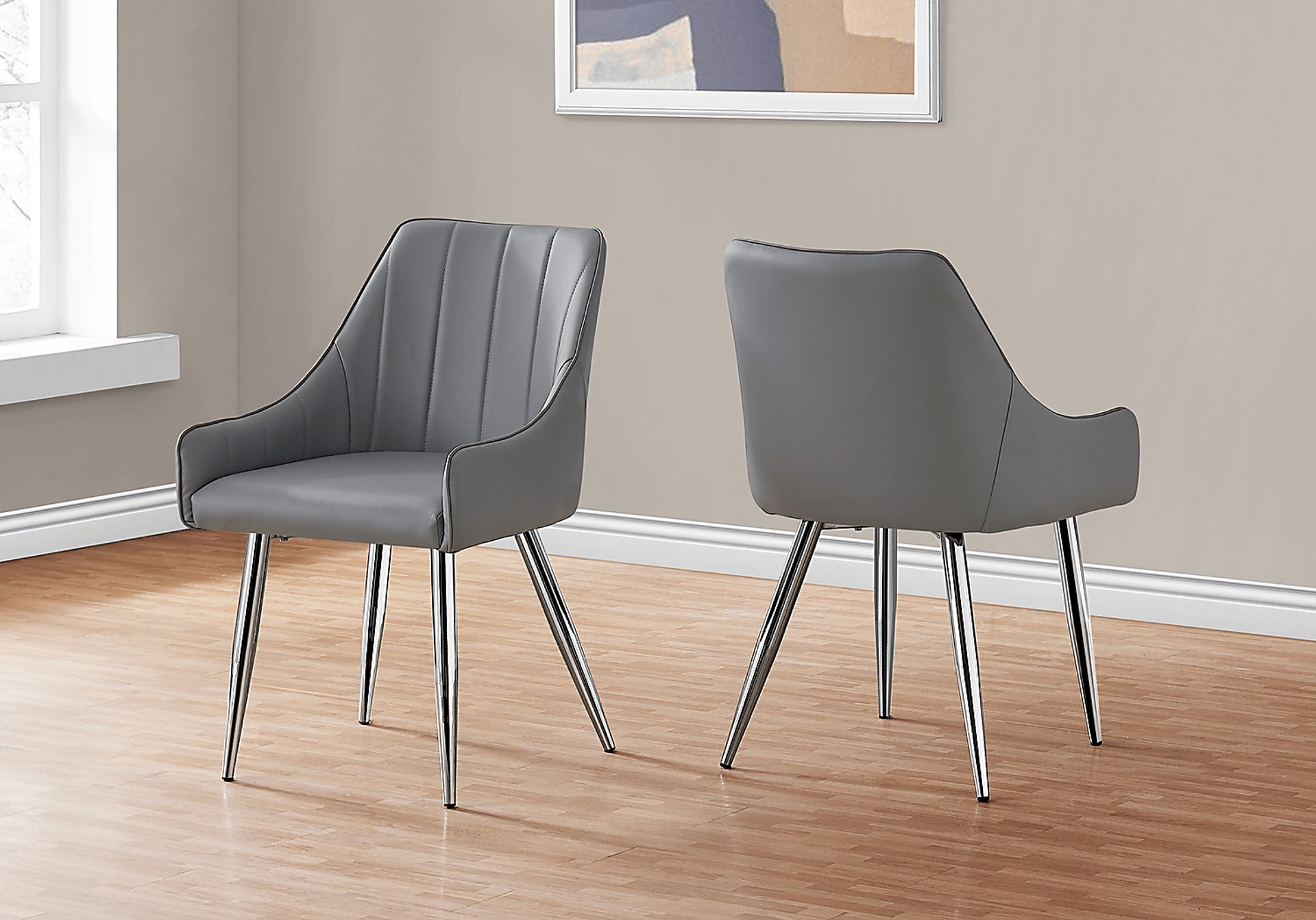 Dashby Gray Arm Chair - Image 2