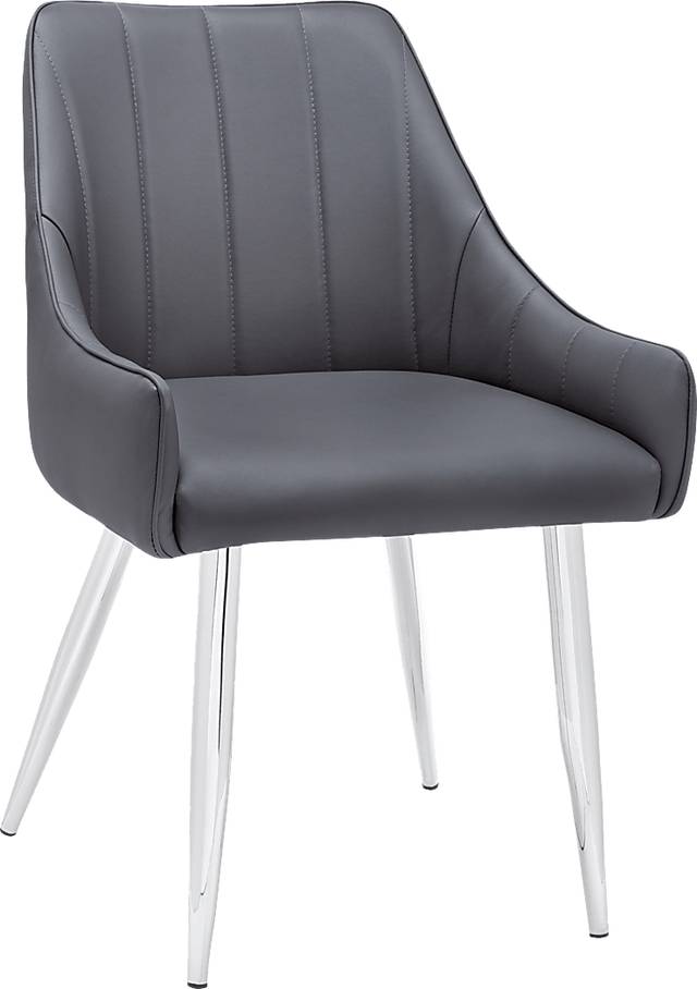 Dashby Gray Arm Chair - Thumbnail - Image 1