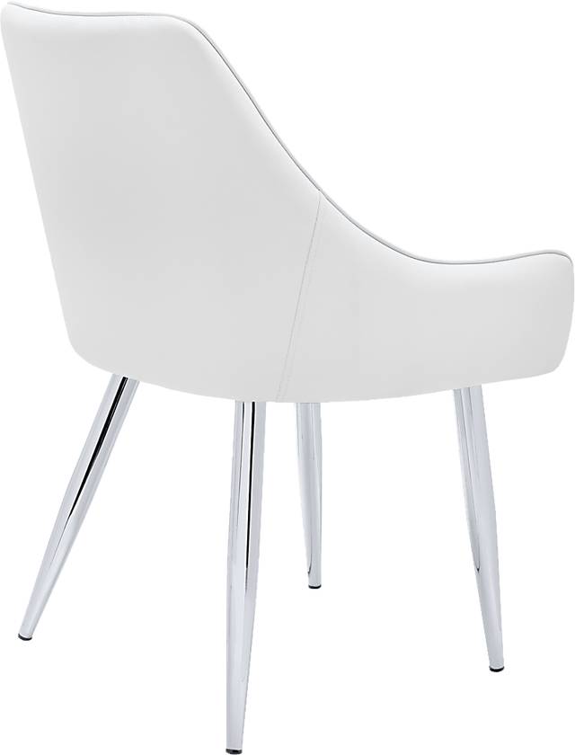 Dashby White Arm Chair - Thumbnail - Image 7