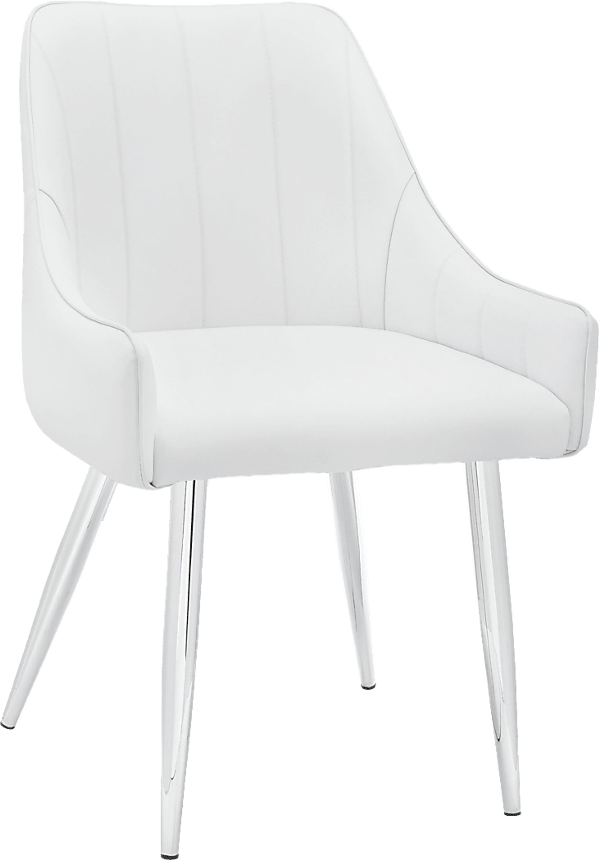 Dashby White Arm Chair - Image 1
